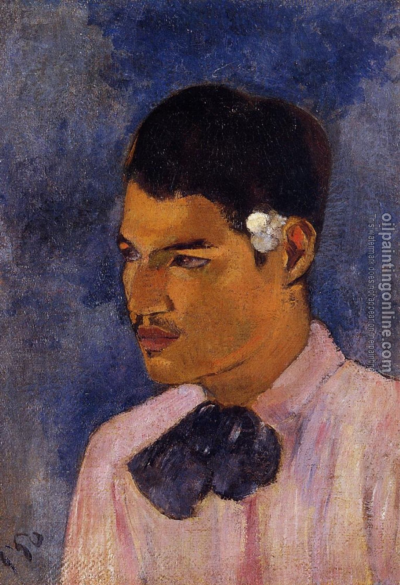 Gauguin, Paul - Young Man with a Flower